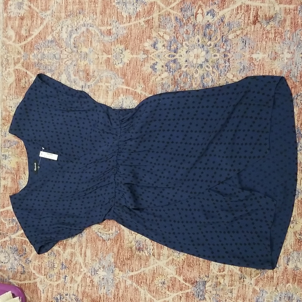 Madewell polka dot dress NWT size L